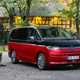 Volkswagen Multivan review, front view, red and black, L2, Style eHybrid