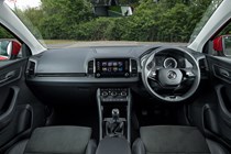Skoda Karoq review, SE L, interior, dashboard, infotaiment