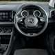 Skoda Karoq review, SE L, interior, steering wheel, non-digital dials