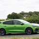 Ford Focus ST review, facelift, Mean Green, side view, driving