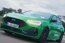 Ford Focus ST with Track Pack front cornering