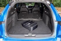 Vauxhall Astra Sports Tourer estate review - boot space, seats folded, charging cable