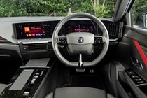Vauxhall Astra Sports Tourer estate review - steering wheel, driving position