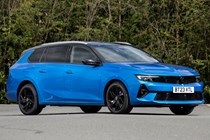 Vauxhall Astra Sports Tourer estate review - front, blue