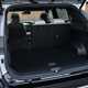 Kia Sportage review, boot space, black, seat down (2025)
