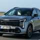 Kia Sportage review, silver, moving, front three quarters (2025)