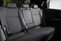 Toyota bZ4X rear seats