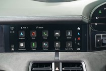 Porsche Taycan Sport Turismo (2025) review: infotainment, grey Alcantara trim