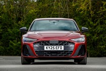 Audi A6 e-Hybrid saloon red