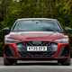 Audi A6 e-Hybrid saloon red