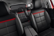 Citroen C5 Aircross dark grey-red seats