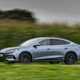 BYD Seal 6 DM-i saloon (2025) review: side view driving, grey paint