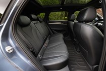 BYD Seal 6 DM-i Touring (2025) review: rear seats, black upholstery