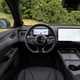 BYD Seal 6 DM-i Touring (2025) review: steering wheel and infotainment system, black upholstery