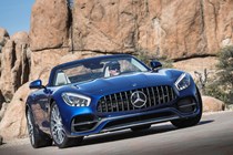 Mercedes-Benz AMG GT Roadster 2017 driving