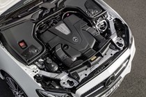Mercedes-Benz 2017 E-Class Coupe engine bay