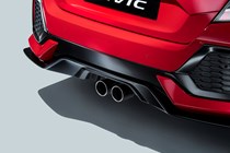Honda 2017 Civic Hatchback exterior detail