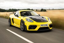 Porsche 718 Cayman GT4 RS (2024) front driving