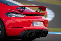Porsche Cayman GT4 rear end 2020