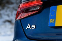 Audi A5 Sportback rear badge