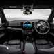 MINI Countryman (2023) review: interior, dashboard and infotainment system, black upholstery