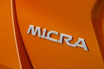 Nissan Micra rear badge