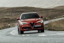 2018 Alfa Romeo Stelvio Quadrifoglio action