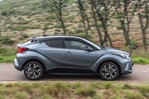 Toyota C-HR driving action