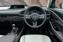 2020 Mazda CX-30 behind the wheel
