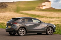 2020 Mazda CX-30 Polymetal Grey side on