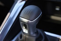 Peugeot 3008 SUV (2016-) UK rhd GT-Line. Interior detail - Manual gearshift knob