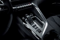 Peugeot 3008 SUV (2016-). Interior detail - lower centre console