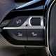 Peugeot 3008 SUV (2016-) UK rhd GT-Line. Interior detail - Volume control on steering wheel