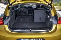 BMW 2018 X2 in yellow/gold - boot/load space