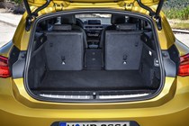 BMW 2018 X2 in yellow/gold - boot/load space