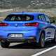 BMW 2018 X2 (lhd) in blue driving/action