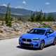 BMW 2018 X2 (lhd) in blue front three-quarters driving/action