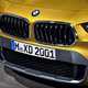 BMW 2018 X2 exterior detail - front grille and number plate