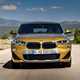 BMW 2018 X2 in yellow/gold exterior detail - front grille