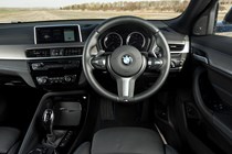 BMW X2 dashboard and interior layout