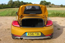 VW 2016 Beetle Dune Cabriolet Boot/load space