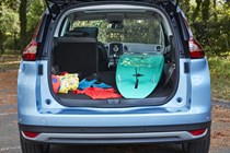 Renault Grand Scenic boot load part folded seats