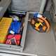 VW California T6 review - 6.1 storage drawer under rear seats, Bauer Media exclusive image