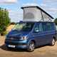 VW California review - 2016 model, front view with roof up