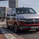 VW Caravelle review - T6.1 facelift, 2019, red and silver, front view