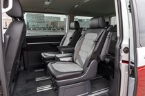 VW Caravelle review - T6.1 facelift, 2019, middle row seats in forward-facing position