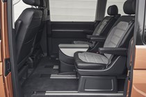 Copper 2020 Volkswagen Caravelle driving middle row seats