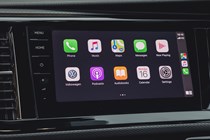 Copper 2020 Volkswagen Caravelle multimedia screen with Apple CarPlay