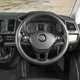 VW Caravelle T6 interior, steering wheel and instrument cluster