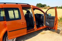 VW Caddy Maxi Life doors open